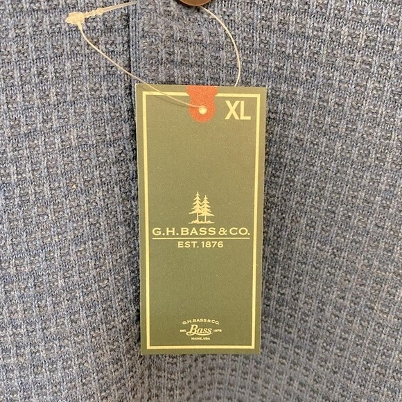 GH BASS & CO Men's Pullover 100% Cotton Blend Sweater - Picture 5 of 6